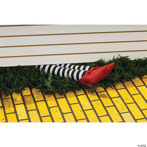 Adding a spooky twist to your Christmas decor with wicked witch legs decorations